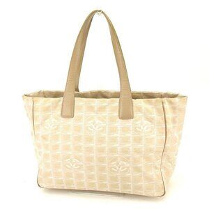 CHANEL Tote Bag Beige x Gold Women A15991 Authentic secondhand